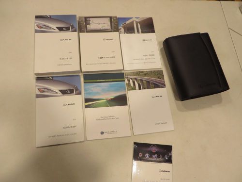 2011 lexus is350 is250 with navigation owner manuals