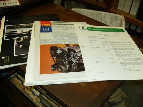 Olds factory sales literature