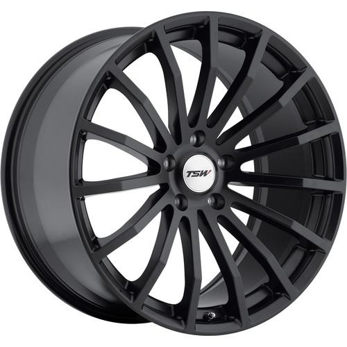 16x7 black tsw mallory wheels 5x100 +35 dodge neon 5-lug stratus stratus sedan