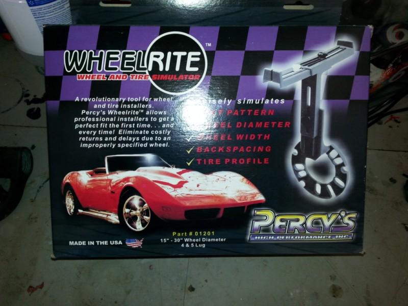 Percy wheel rite wheel and tire simulator