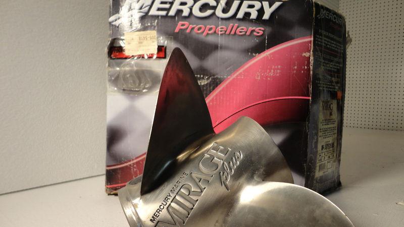 Mercury mirage left hand propeller stainless steel prop 14.5x25p outboard boat