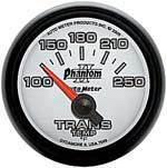 Autometer phantom2 seriestrans temp gauge 2-1/16" short sweep elec 100-250f 7549