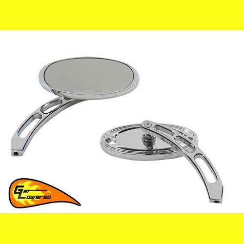 Harley motorcycle cateye mirrors sportster softail dyna