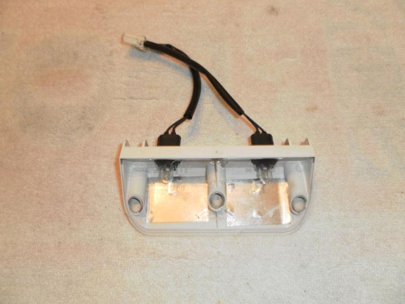 Harley softail deuce illuminator license plate w/harness assembly