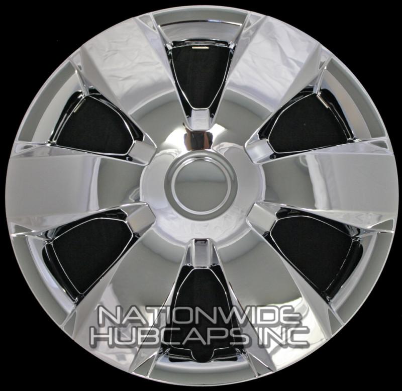 4 chrome 14" hub caps full wheel covers rim cap lug cover hubs for steel wheels