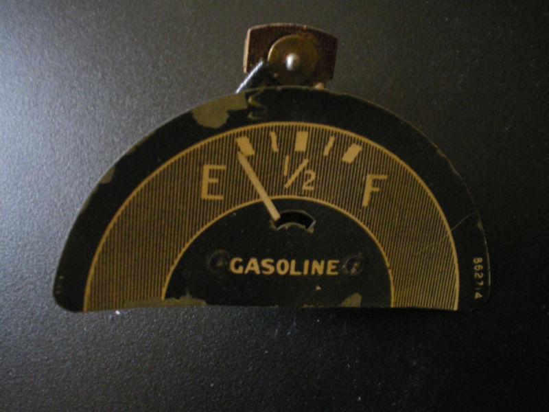 1934 chev gas gauge from a master series car very nice and working hard to find