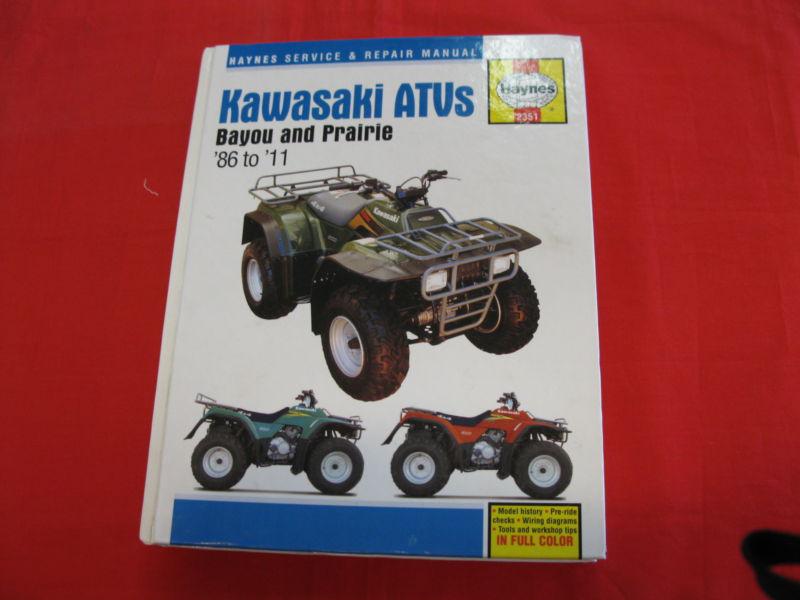 Haynes service & repair manual kawasaki