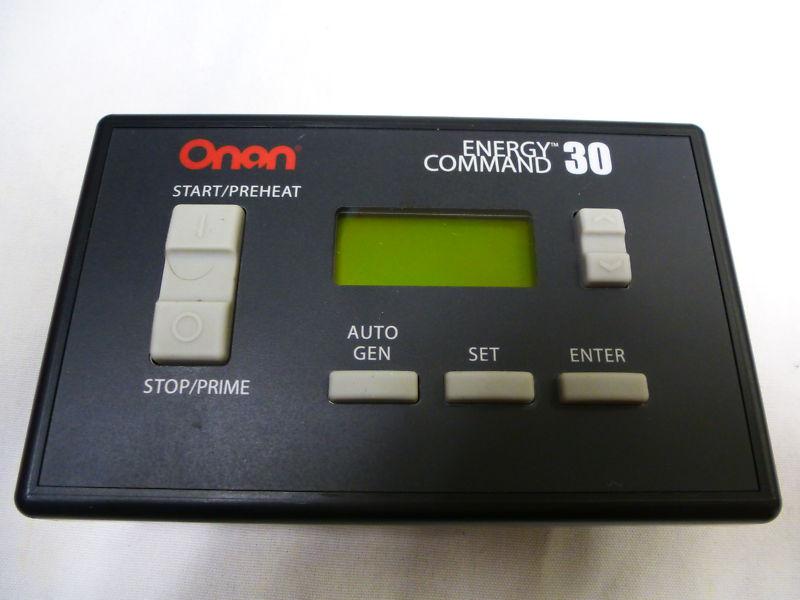 Cummins onan energy command 30 control panel