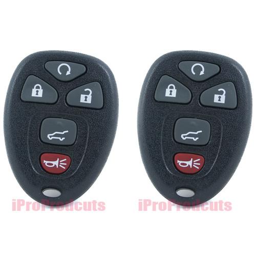 2 new gm keyless entry key fob remote start transmitter replacement ouc60270
