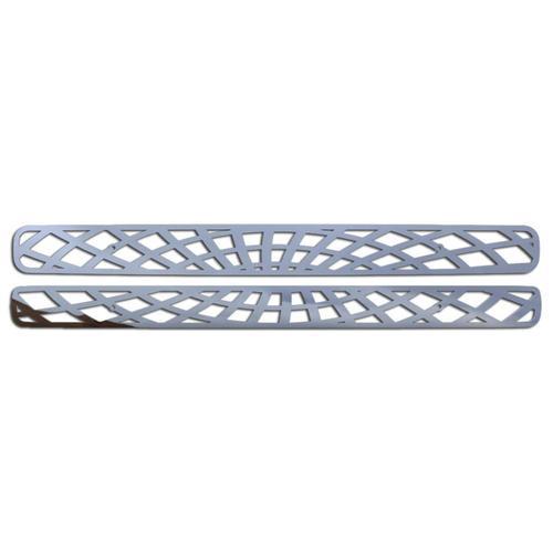 Chevy s10 98-04 spider web polished stainless grille insert aftermarket trim