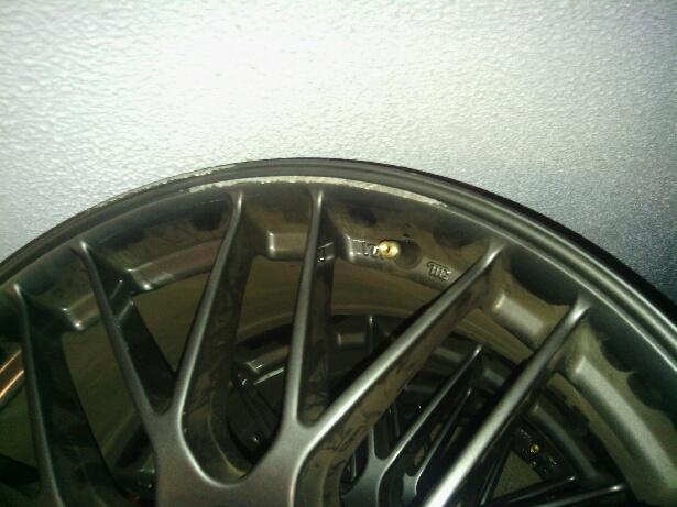18" x 112x 7.5 smoke gray enkei wheels (rim only)