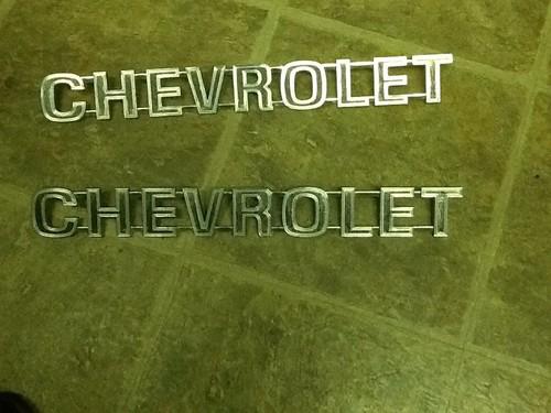 Chevrolet set of car emblems