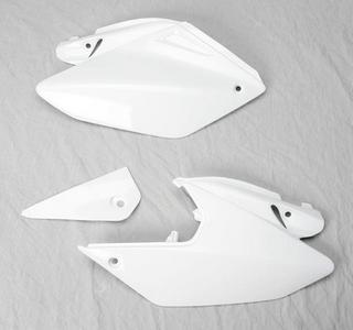 Ufo plastics side panels white for honda crf 250x 04-09
