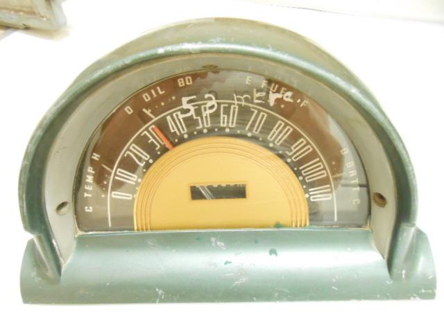 1953 mercury speedometer temp fuel gas oil amp dash gauge cluster