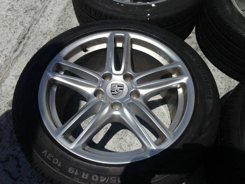 Porsche panamera wheels tires rims factory oem turbo oem 19 inch excellent