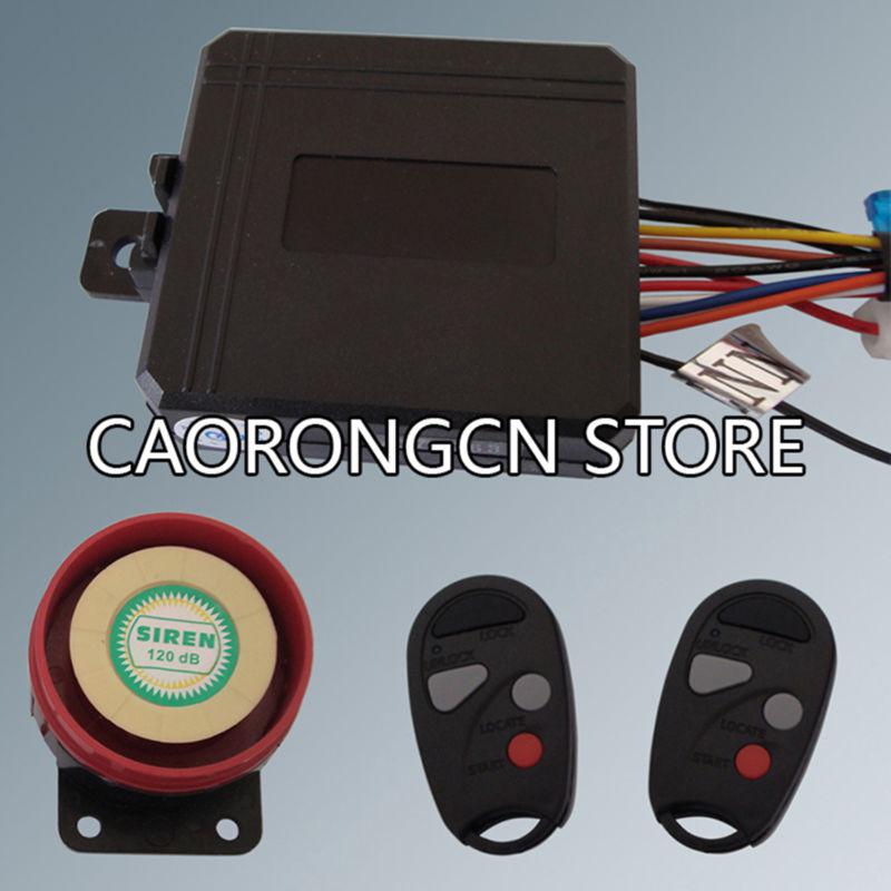 Mini brain motorbike alarm system with high voltage protection and 6 tone siren!
