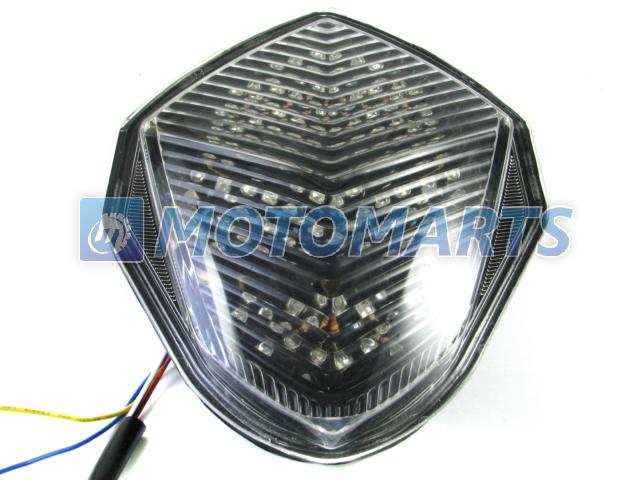 Clear led tail light for suzuki gsx r 1000 03-04 k3 with turn signal integrated