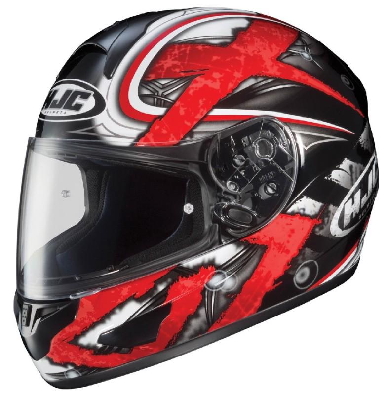 New hjc cl-16 shock mc-1 red motorcycle helmet xxl 2xl 2x xx snell full face