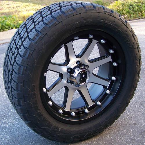 18" machined xd addict wheels & 33" nitto terra grappler jeep wrangler jk sahara