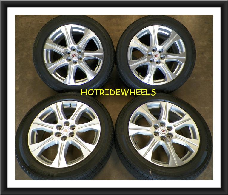20" cadillac srx 2010-2012 oem wheels with michelin tires  235/55/20       #975b