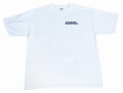 Ghh t-shirt cotton white mustang classics logo men's medium ea
