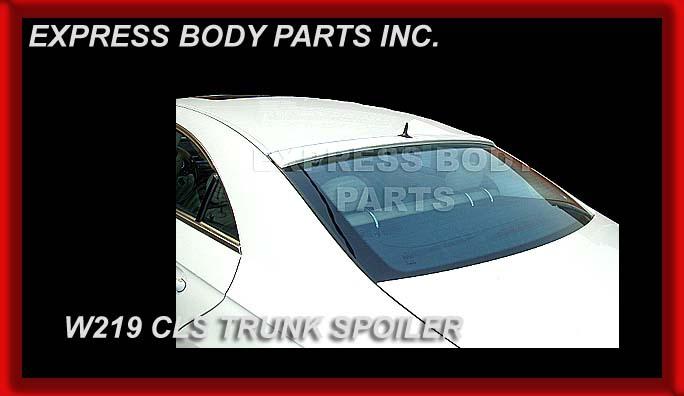 W219 06-07 roof spoiler cls500 cls550 cls63 cls rear wing top new mercedes benz 