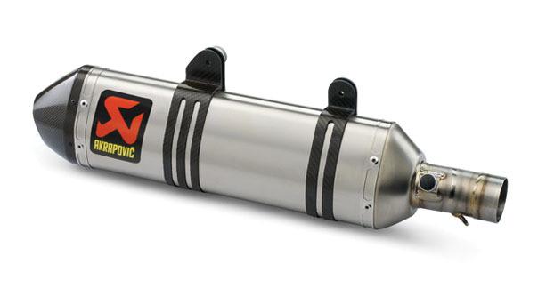 Akrapovic sxs muffler titanium for ktm 250 sx-f 2011-2012