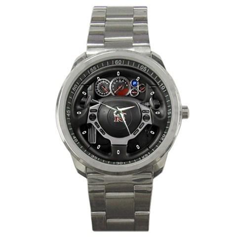 #smw038 speedometer gtr skyline nissan sport metal watch hobby great gift new*