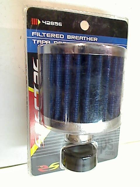 Spectre performance 42856 valve cover filtered breather, blue cotton, 1.25" od