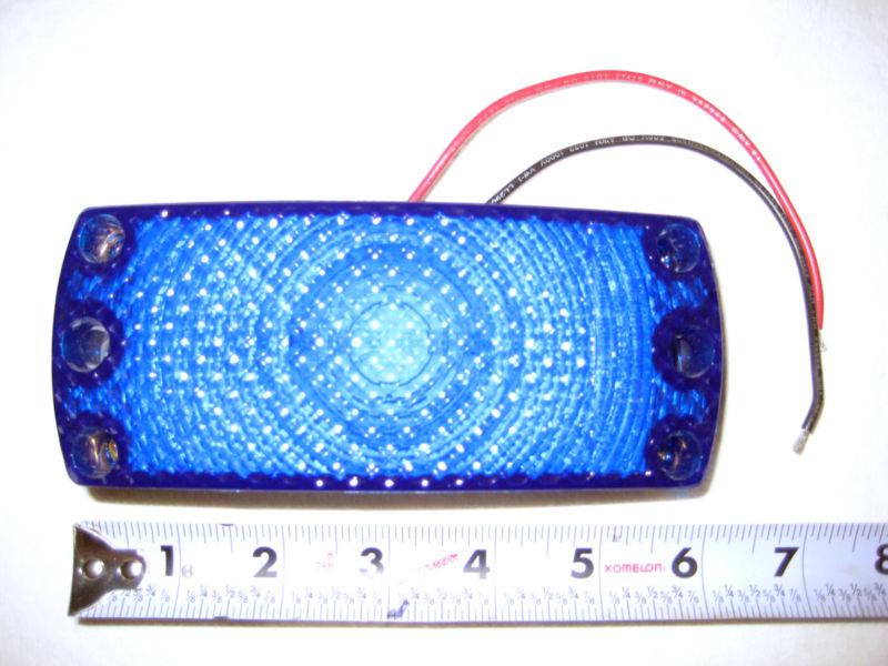 Weldon self contained strobe flashers 12v blue emergency vehicle fire golf cart
