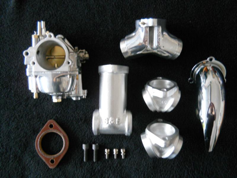 Rebuilt s&s e carburetor w/ velocity stack & manifold choice