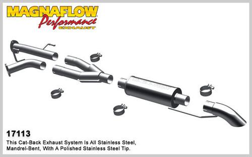 Magnaflow 17113 toyota truck tundra stainless catback system performance exhaust
