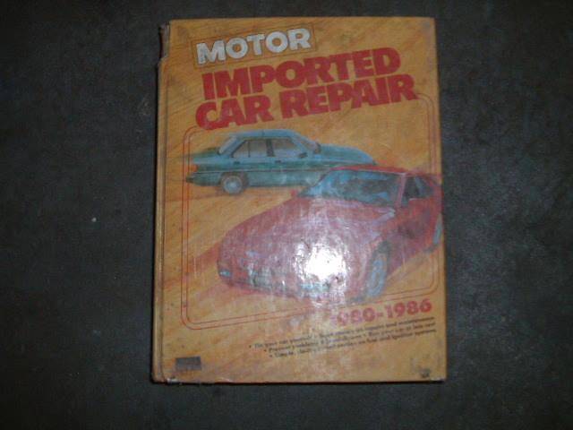Motors import manual hardback 1980 -1986 imports 