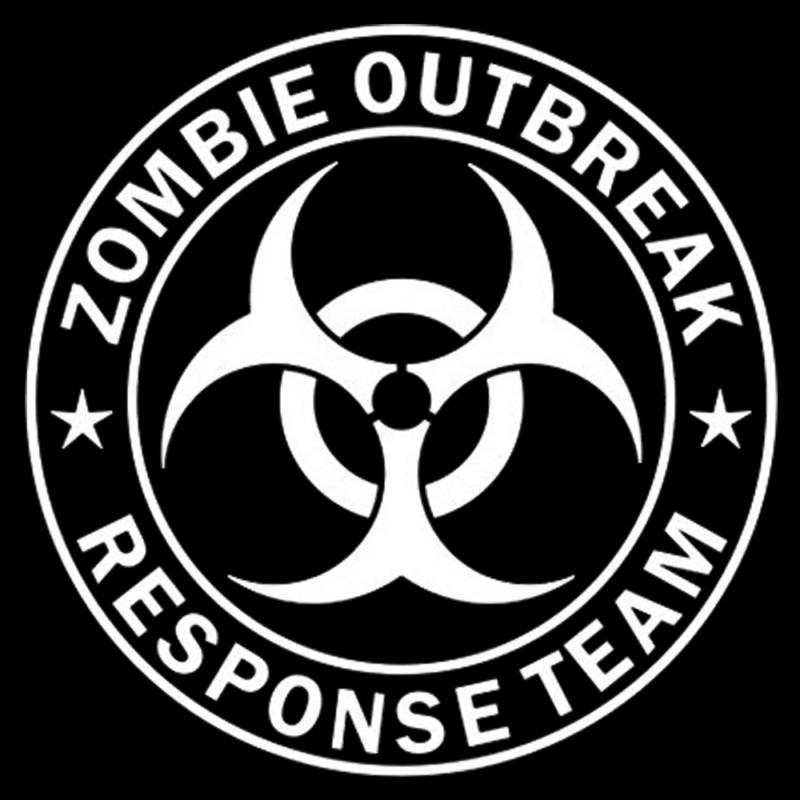 6 inch zombie outbreak response team vinyl decal for vehicles,walls, or glass