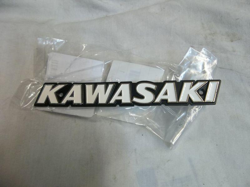 Nos 1977 1978 kawasaki kz 1000 ltd right fuel gas tank emblem *b982