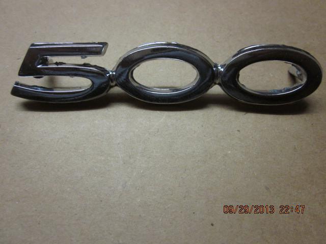 1968 ford fairlane "500" emblem used