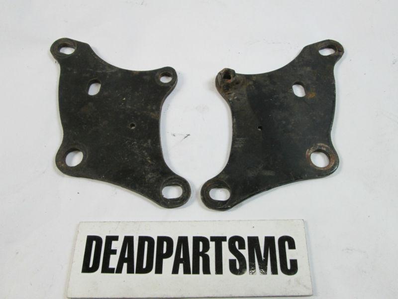 Harley ironhead sportster front lower motor engine mounts mounting plates