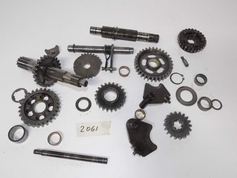 1979 husqvarna cr 390 transmission assembly shafts gears linkage cogs 390cr 2061
