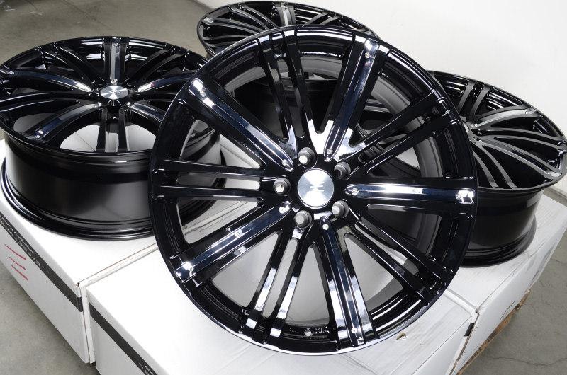 20" mercedes wheels rims black clk55 amg cls500 ml350 ml50 volkswagen cc eos gti