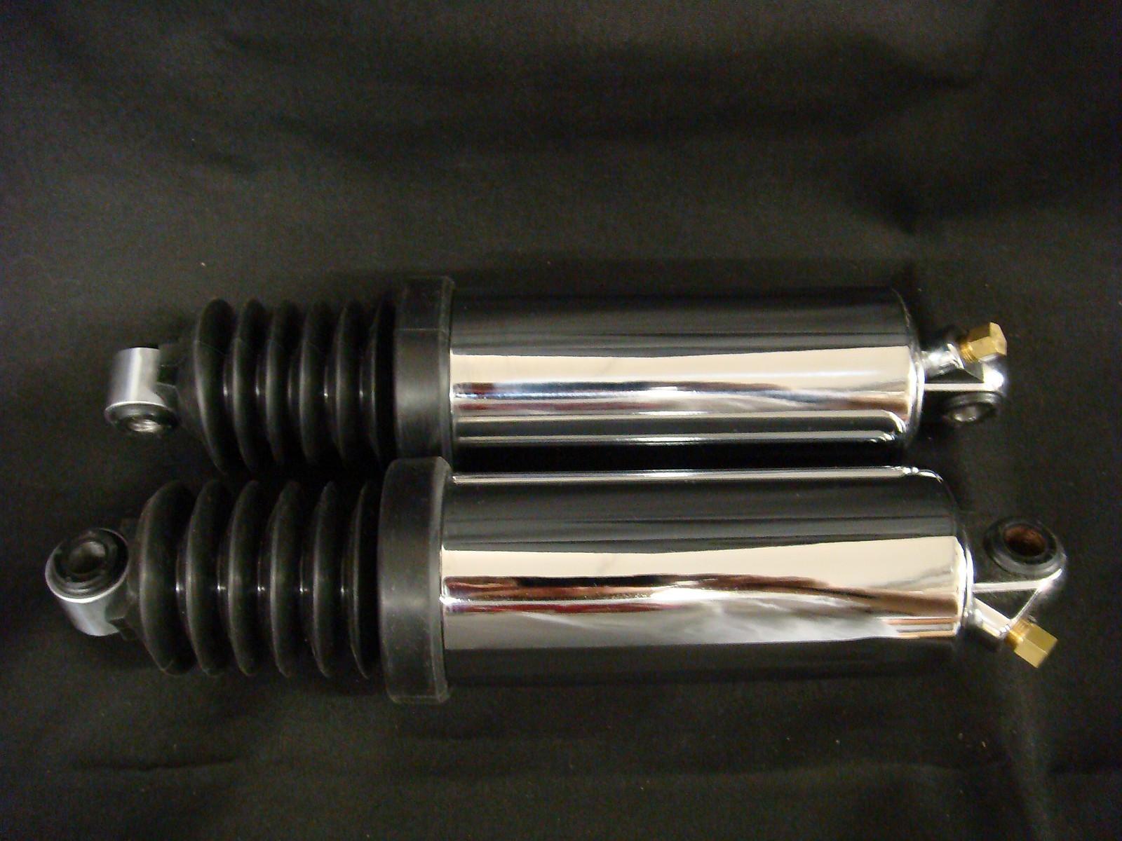 Chrome plated heavy duty low air shocks for fl models 1997-2008