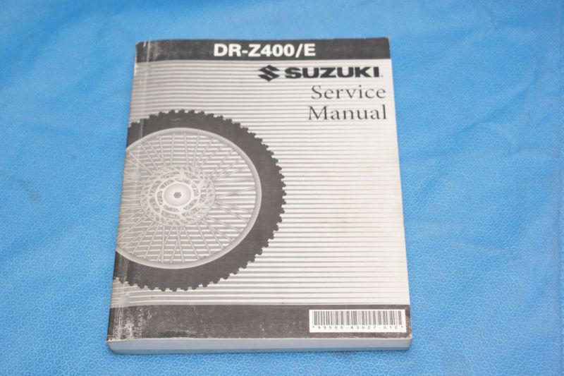 2000 suzuki dr-z400/e service manual 99500-43027-01e 