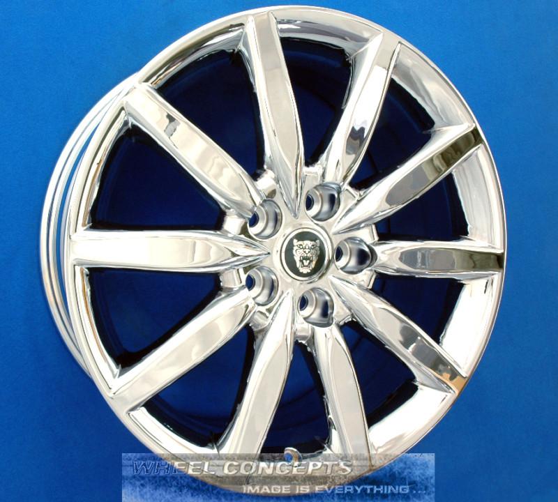 Jaguar atlas xk8 19 inch chrome wheels rims 19" xkr xk 8 r oem