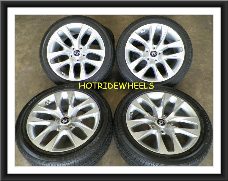 18" hyundai genesis oem wheels bridgestone tires  225/45/18  245/45/18     #111c