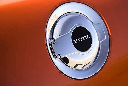 2008-2013 dodge challenger gas fuel door chrome mopar genuine oem brand new