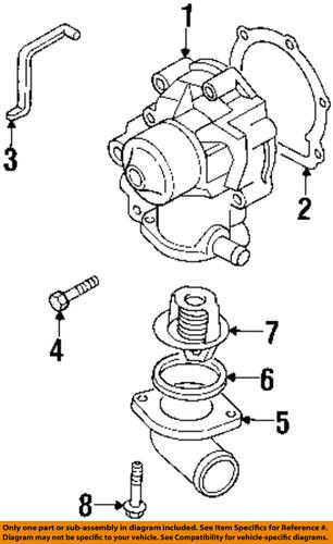 Subaru oem 21114aa051 engine water pump gasket/water pump gasket