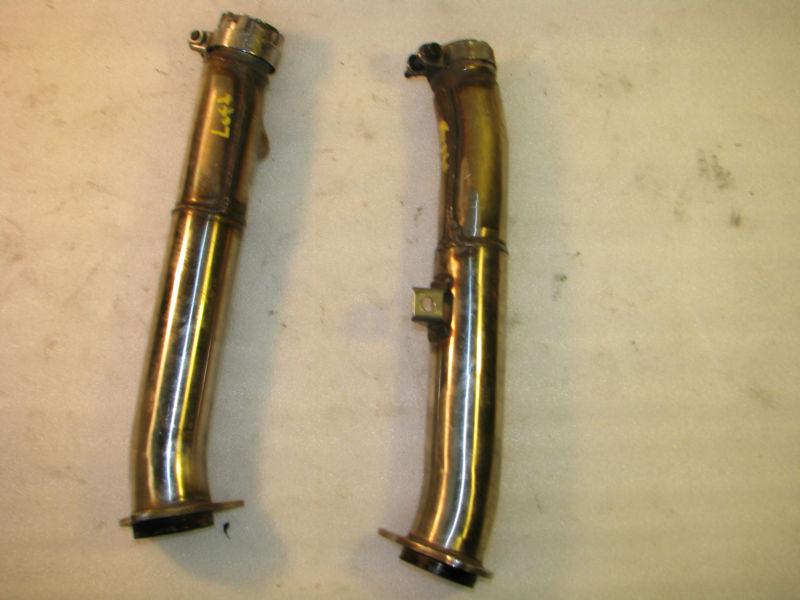 99-07 suzuki hayabusa stock mid exhaust pipes #1571mw 