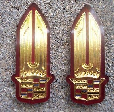1988 89 90 91 92  cadillac eldorado flat gold t. l. emblems nos