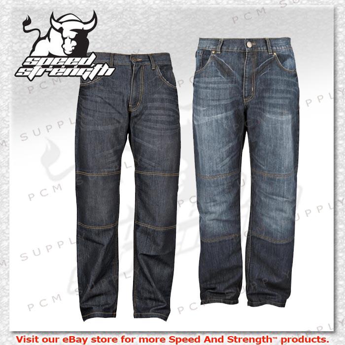 Speed & strength run with the bulls motorcycle street jeans