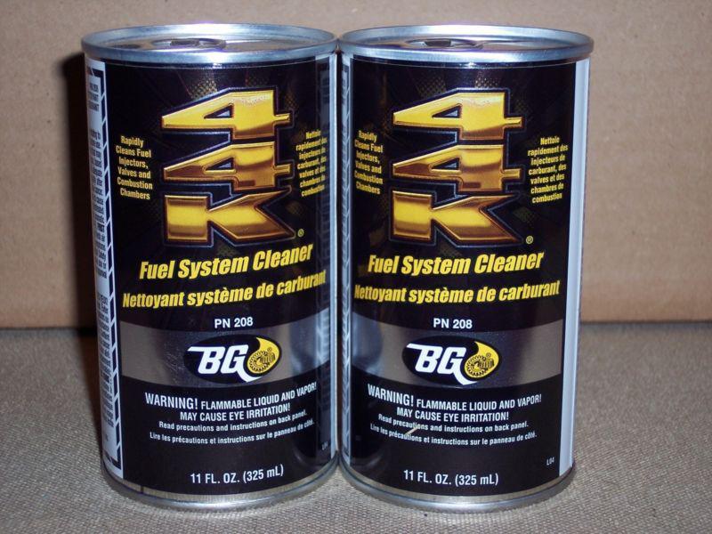 Bg 44k fuel system cleaner set of 2 cans - free windshield washer fluid