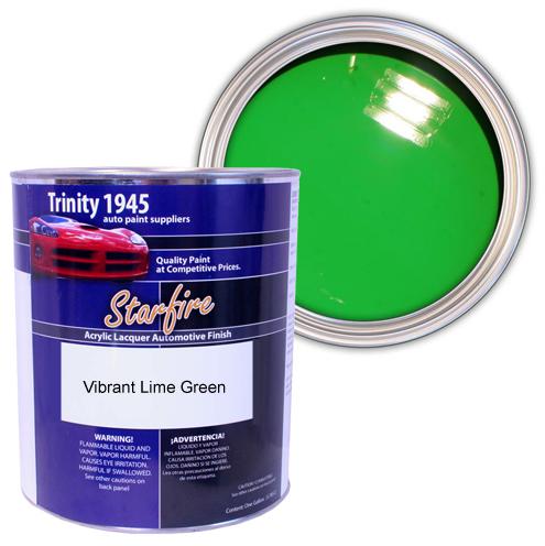 1 gallon vibrant lime green acrylic lacquer auto paint